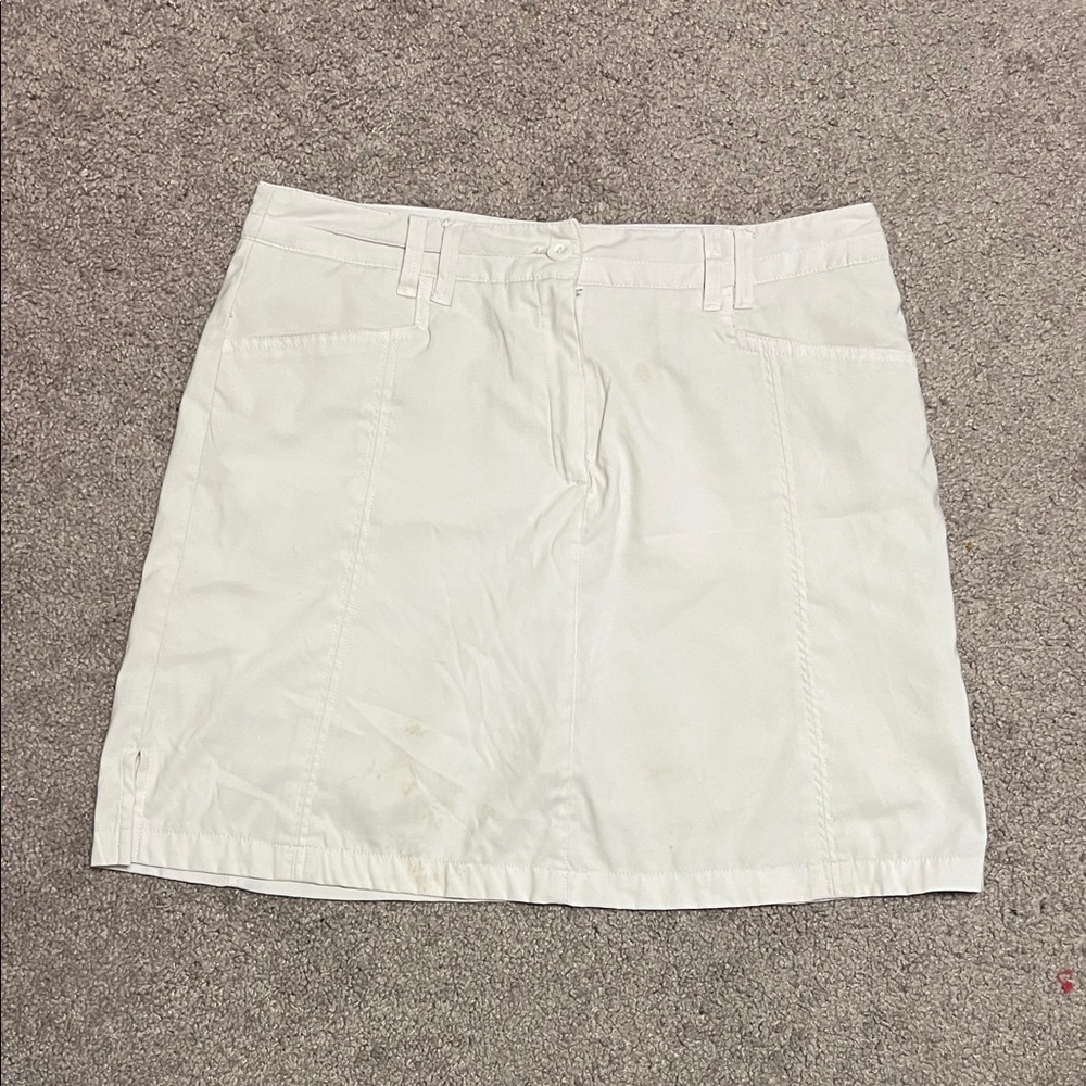 Classic White Women's Skort